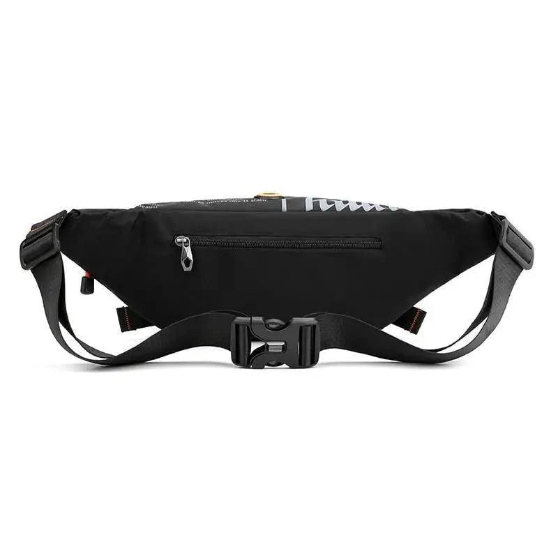 Unisex Stylish Multiple Pockets Fanny Pack Men Waist Packs Travel Adjustable Waist Band Outdoor Portable Modern Fanny Bag Stevvex