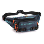 Unisex Stylish Multiple Pockets Fanny Pack Men Waist Packs Travel Adjustable Waist Band Outdoor Portable Modern Fanny Bag Stevvex