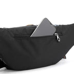 Unisex Stylish Multiple Pockets Fanny Pack Men Waist Packs Travel Adjustable Waist Band Outdoor Portable Modern Fanny Bag Stevvex