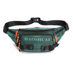 Unisex Stylish Multiple Pockets Fanny Pack Men Waist Packs Travel Adjustable Waist Band Outdoor Portable Modern Fanny Bag Stevvex