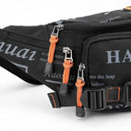 Unisex Stylish Multiple Pockets Fanny Pack Men Waist Packs Travel Adjustable Waist Band Outdoor Portable Modern Fanny Bag Stevvex