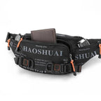 Unisex Stylish Multiple Pockets Fanny Pack Men Waist Packs Travel Adjustable Waist Band Outdoor Portable Modern Fanny Bag Stevvex