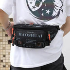 Unisex Stylish Multiple Pockets Fanny Pack Men Waist Packs Travel Adjustable Waist Band Outdoor Portable Modern Fanny Bag Stevvex