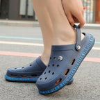 Unisex Summer Casual Sandals Breathable Flats Lightweight Comfortable Slip-on Water Clogs Shoes Slippers Lightweight Beach Outdoor Shoes For Men And Women Stevvex