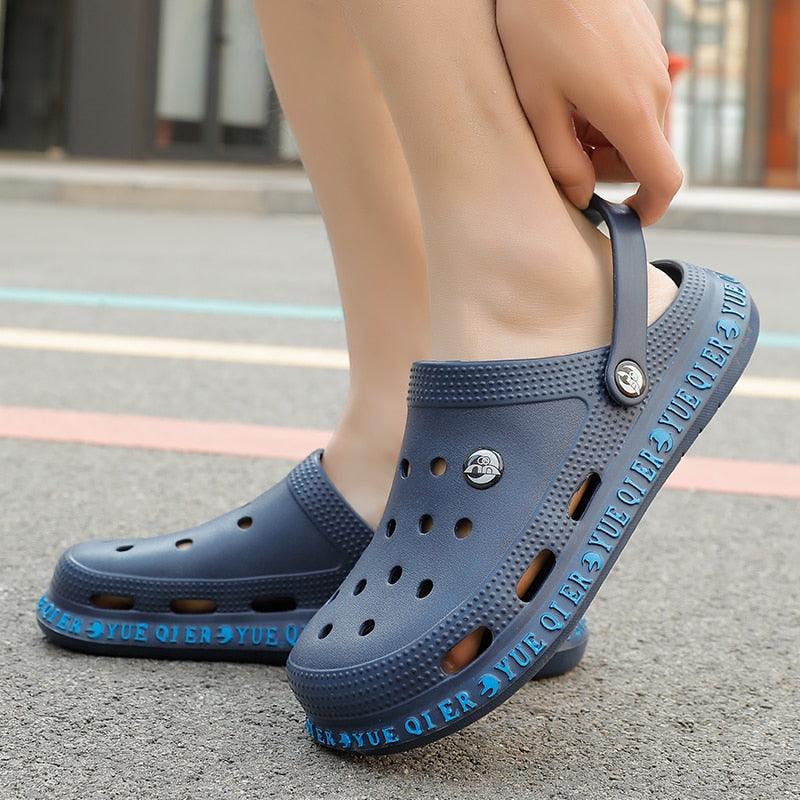 Unisex Summer Casual Sandals Breathable Flats Lightweight Comfortable Slip-on Water Clogs Shoes Slippers Lightweight Beach Outdoor Shoes For Men And Women Stevvex