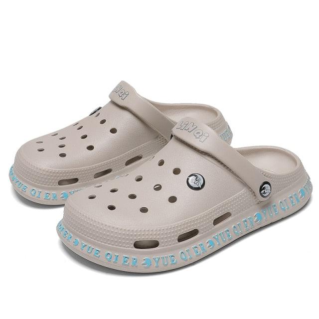 Unisex Summer Casual Sandals Breathable Flats Lightweight Comfortable Slip-on Water Clogs Shoes Slippers Lightweight Beach Outdoor Shoes For Men And Women Stevvex
