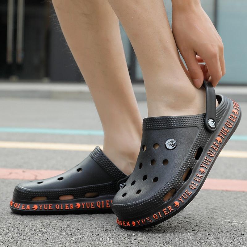 Unisex Summer Casual Sandals Breathable Flats Lightweight Comfortable Slip-on Water Clogs Shoes Slippers Lightweight Beach Outdoor Shoes For Men And Women Stevvex