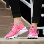 Unisex White Sneakers Mesh Sports Trainers Running Summer Mens Flat Casual Sport Shoes Casual Sports Tennis Road Sneakers Comfortable Modern Design Stevvex