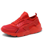 Unisex White Sneakers Mesh Sports Trainers Running Summer Mens Flat Casual Sport Shoes Casual Sports Tennis Road Sneakers Comfortable Modern Design Stevvex