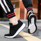 Unisex White Sneakers Mesh Sports Trainers Running Summer Mens Flat Casual Sport Shoes Casual Sports Tennis Road Sneakers Comfortable Modern Design Stevvex