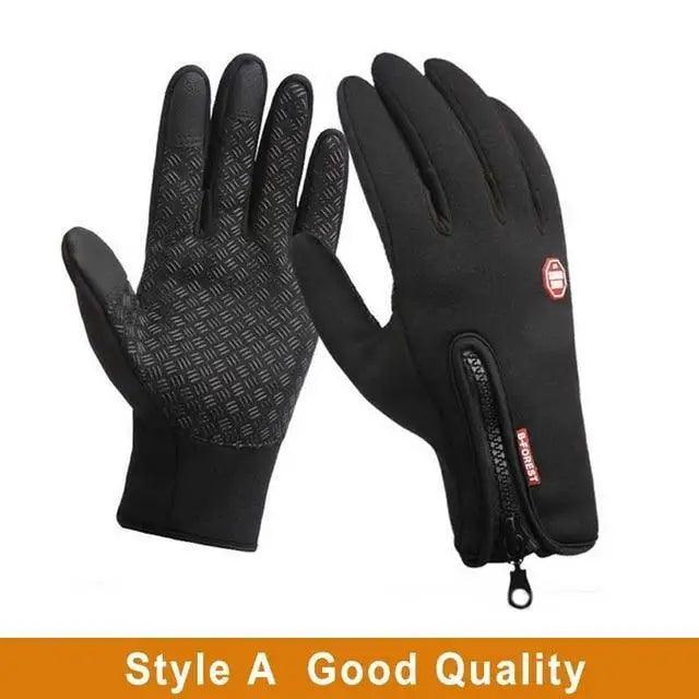 Unisex Winter Blue Touch Screen Gloves Windproof Men And Women Ski Touchscreen Texting Gloves Autumn Warm And Soft Anti Slip Gloves For Cold Weathers Stevvex