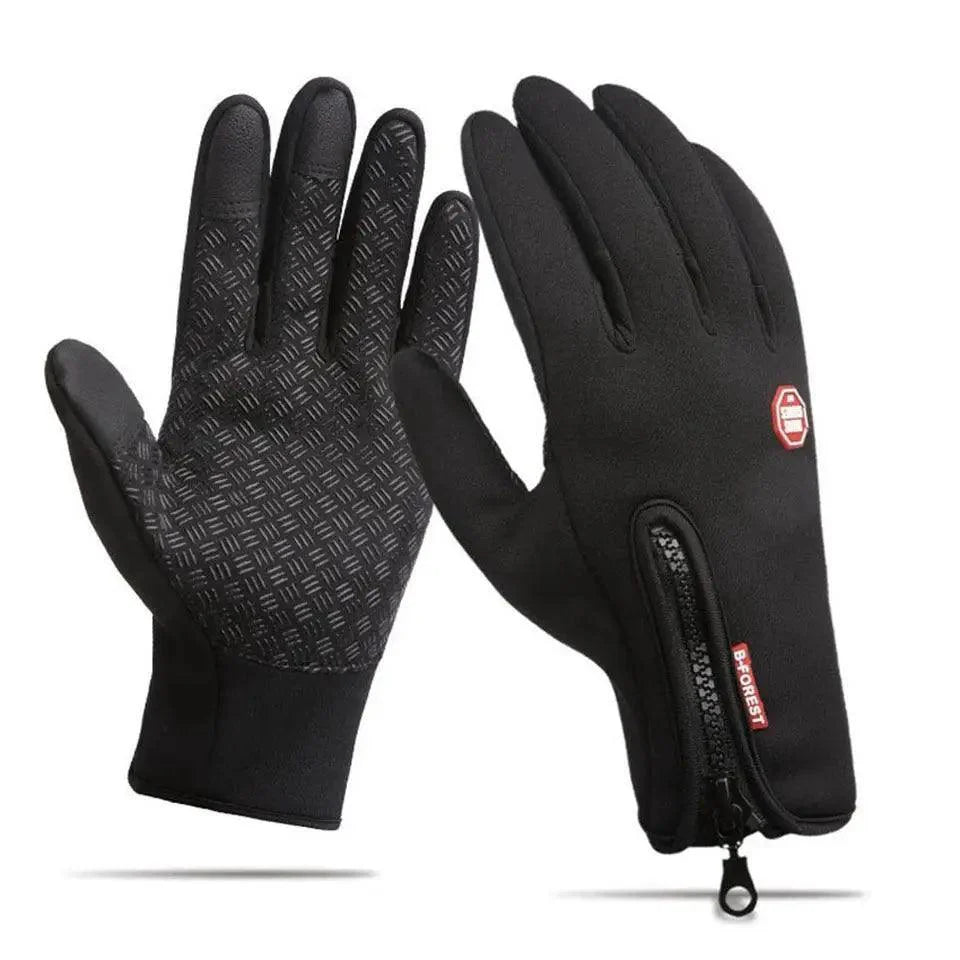 Unisex Winter Blue Touch Screen Gloves Windproof Men And Women Ski Touchscreen Texting Gloves Autumn Warm And Soft Anti Slip Gloves For Cold Weathers Stevvex