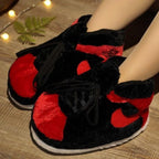 Unisex Winter Indoor Cotton Shoes Woman Warmth Home Slippers Women Men Snug Slipper Womens Slippers Memory Foam Fluffy Fur Soft Slippers Warm House Shoes Indoor Outdoor Winter Slippers Stevvex