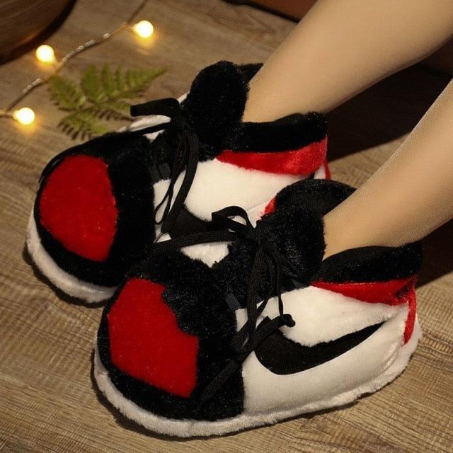 Unisex Winter Indoor Cotton Shoes Woman Warmth Home Slippers Women Men Snug Slipper Womens Slippers Memory Foam Fluffy Fur Soft Slippers Warm House Shoes Indoor Outdoor Winter Slippers Stevvex