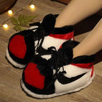 Unisex Winter Indoor Cotton Shoes Woman Warmth Home Slippers Women Men Snug Slipper Womens Slippers Memory Foam Fluffy Fur Soft Slippers Warm House Shoes Indoor Outdoor Winter Slippers Stevvex