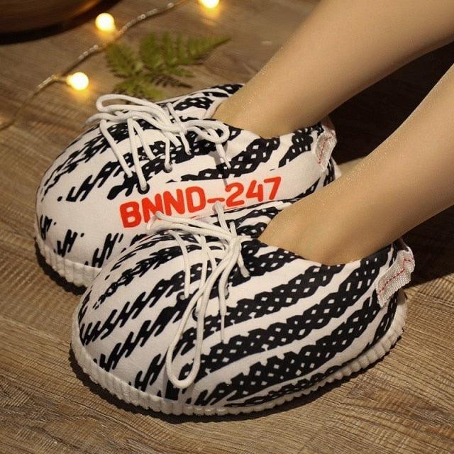 Unisex Winter Indoor Cotton Shoes Woman Warmth Home Slippers Women Men Snug Slipper Womens Slippers Memory Foam Fluffy Fur Soft Slippers Warm House Shoes Indoor Outdoor Winter Slippers Stevvex
