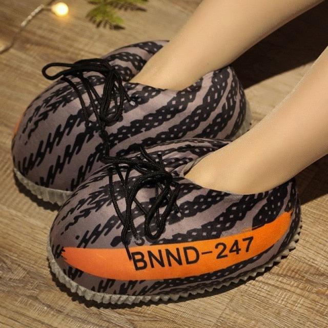 Unisex Winter Indoor Cotton Shoes Woman Warmth Home Slippers Women Men Snug Slipper Womens Slippers Memory Foam Fluffy Fur Soft Slippers Warm House Shoes Indoor Outdoor Winter Slippers Stevvex