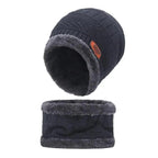 Unisex Winter Scarf Warm Beanies Breathable Hats One Size For Boys Modern Design Cap And Scarf Sets Stevvex