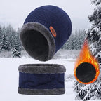 Unisex Winter Scarf Warm Beanies Breathable Hats One Size For Boys Modern Design Cap And Scarf Sets Stevvex