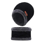Unisex Winter Scarf Warm Beanies Breathable Hats One Size For Boys Modern Design Cap And Scarf Sets Stevvex