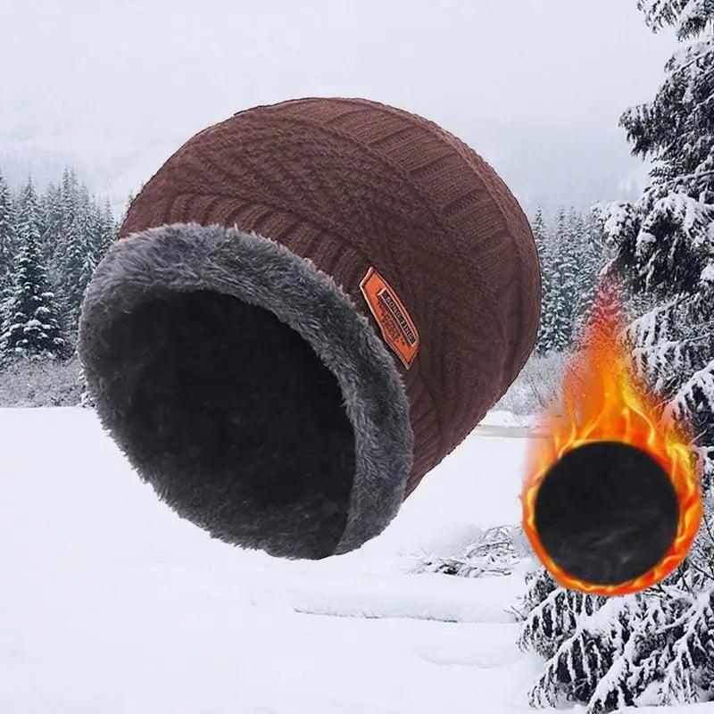 Unisex Winter Scarf Warm Beanies Breathable Hats One Size For Boys Modern Design Cap And Scarf Sets Stevvex