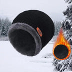Unisex Winter Scarf Warm Beanies Breathable Hats One Size For Boys Modern Design Cap And Scarf Sets Stevvex