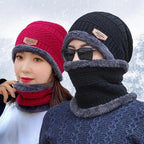 Unisex Winter Scarf Warm Beanies Breathable Hats One Size For Boys Modern Design Cap And Scarf Sets Stevvex