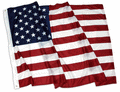 American Flag Superknit Polyester 3ft By 5ft With Grommets. The Military Gift Store