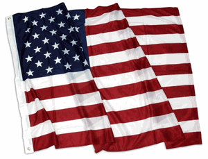 American Flag Superknit Polyester 3ft By 5ft With Grommets. The Military Gift Store