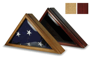 Funeral Flag Display Box, Funeral Flag Display Case. The Military Gift Store