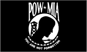 Powmia Flag 4x6ft Superknit Polyester - Double Sided. The Military Gift Store