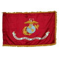 Indoor Marine Flag 3x5ft Nylon With Fringe The Military Gift Store