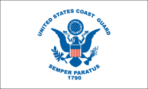 Coast Guard Flag 4ft X 6ft Superknit Polyester. The Military Gift Store