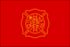 Firefighters 3ft X 5ft Nylon Flag. The Military Gift Store