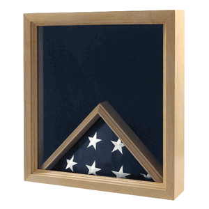 Navy Flag And Medal Display Case, Navy 3ft x 5ft flag Shadow Box The Military Gift Store