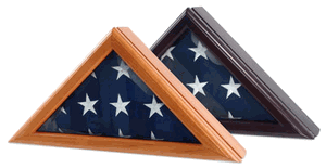 Commander Deluxe Flag Display Case - 3ft X 5ft Flag The Military Gift Store