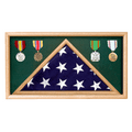 Army Oak Flag Memorial Display Case The Military Gift Store