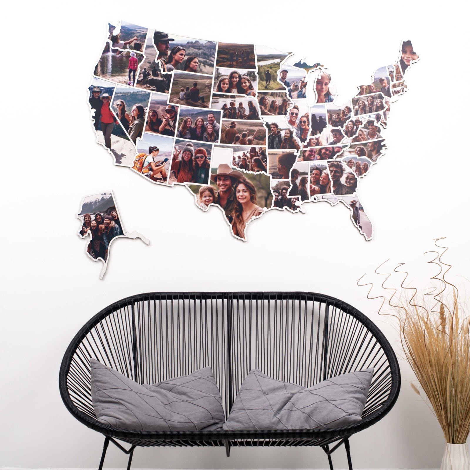 USA Photo Map Midnight - SJB-DIAMOND ELITES