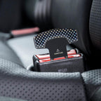 Universal Car Safety Belt Clip Car Seat Belt Buckle Carbon Fiber Car Safety Seat Belt Buckle Alarm Stopper Clip Clamp Extender Car Seat Tool Auto Interior Accessories Vehicle-mounted Bottle Openers Car Accessories