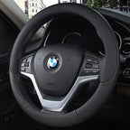 Universal Car Steering Wheel Cover Leather Car steering sleeve Car Accessories Auto Steering-Wheel covers Auto Upholstery Steering Wheel Cover Non-Slip Car Wheel Cover Protector Breathable Microfiber Universal Wheel Cover Wear-resistant Anti-slip Cover Stevvex