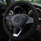 Universal Car Steering Wheel Cover Leather Car steering sleeve Car Accessories Auto Steering-Wheel covers Auto Upholstery Steering Wheel Cover Non-Slip Car Wheel Cover Protector Breathable Microfiber Universal Wheel Cover Wear-resistant Anti-slip Cover Stevvex