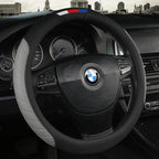 Universal Car Steering Wheel Cover Leather Car steering sleeve Car Accessories Auto Steering-Wheel covers Auto Upholstery Steering Wheel Cover Non-Slip Car Wheel Cover Protector Breathable Microfiber Universal Wheel Cover Wear-resistant Anti-slip Cover Stevvex