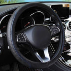 Universal Car Steering Wheel Cover Skid Proof Auto Car Steering Wheel Cover Auto Steering- Wheel Cover Microfiber Leather Viscose Breathable Anti-Slip Anti-Slip Embossing Leather Car-styling Car Accessories Stevvex
