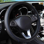 Universal Car Steering Wheel Cover Skid Proof Auto Car Steering Wheel Cover Auto Steering- Wheel Cover Microfiber Leather Viscose Breathable Anti-Slip Anti-Slip Embossing Leather Car-styling Car Accessories Stevvex