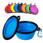Universal Colorful Collapsible Silicone Dog Food Water Bowl Foldable Cup Dish For Pet Portable Travel Bowl For Dog Stevvex