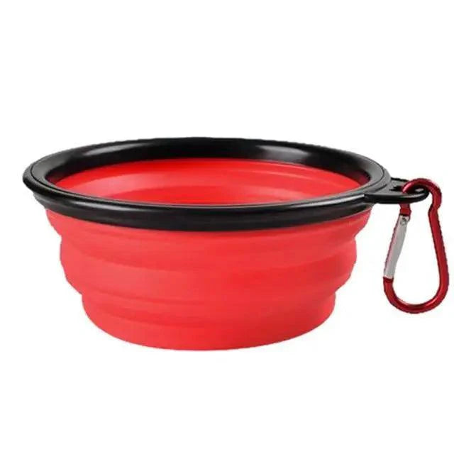 Universal Colorful Collapsible Silicone Dog Food Water Bowl Foldable Cup Dish For Pet Portable Travel Bowl For Dog Stevvex