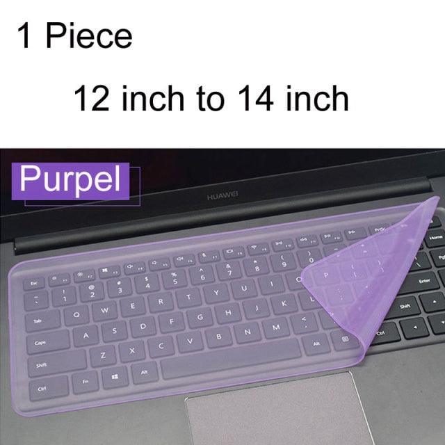 Universal Laptop Keyboard Cover Protector Notebook Keyboard Film 12 to 17 inch Waterproof Dustproof Silicone For Gaming Laptop Keyboard Skin Protector For Gaming Lovers Stevvex