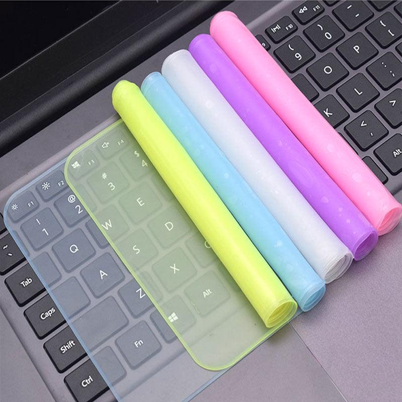 Universal Laptop Keyboard Cover Protector Notebook Keyboard Film 12 to 17 inch Waterproof Dustproof Silicone For Gaming Laptop Keyboard Skin Protector For Gaming Lovers Stevvex