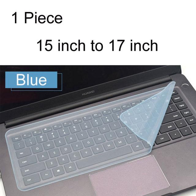 Universal Laptop Keyboard Cover Protector Notebook Keyboard Film 12 to 17 inch Waterproof Dustproof Silicone For Gaming Laptop Keyboard Skin Protector For Gaming Lovers Stevvex