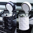 Universal LED Light Car Ashtray Cigarette Holder Car Accessories Portable Luxurious Design Ashtrays For Cars Stevvex